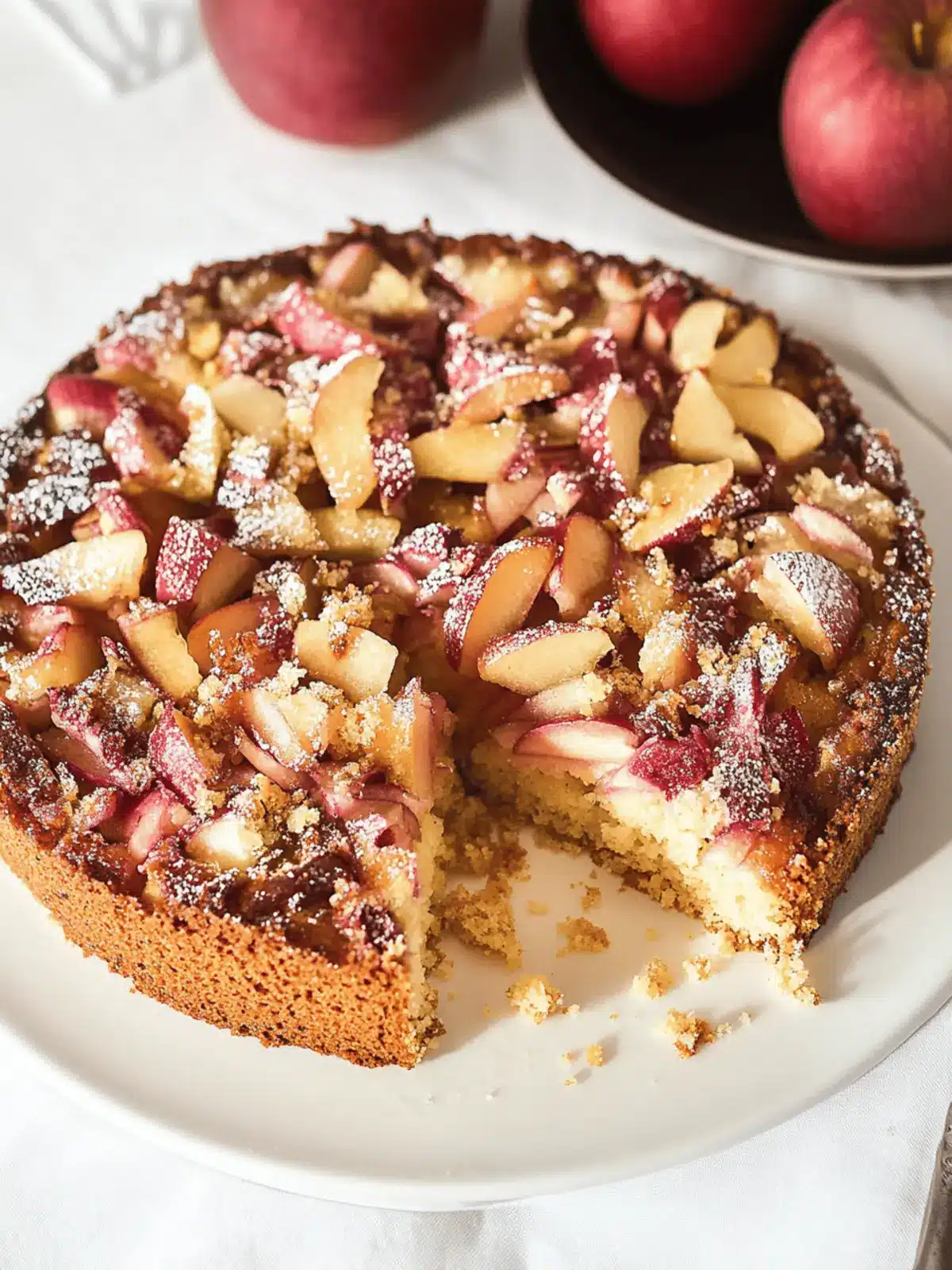 Apple and Rhubarb Cake