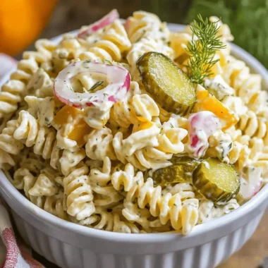 Dill Pickle Pasta Salad: The Creamy Side Dish That Everyone Will Request