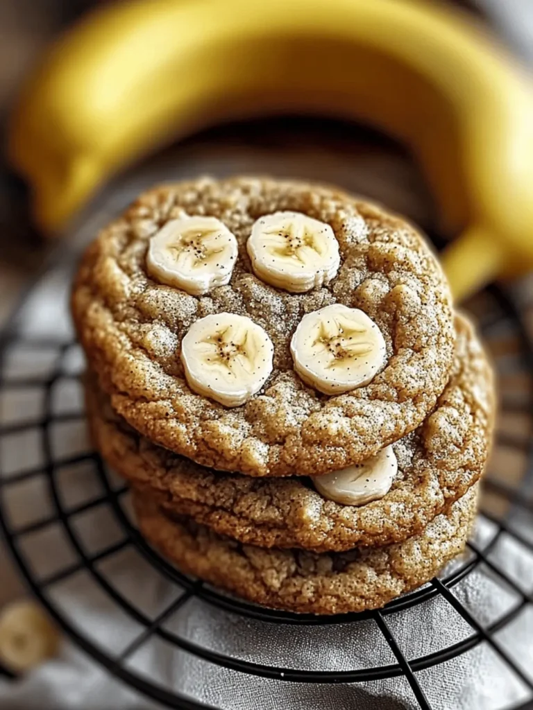 Soft & Chewy Banana Bread Cookies with Cinnamon and Chocolate Chips