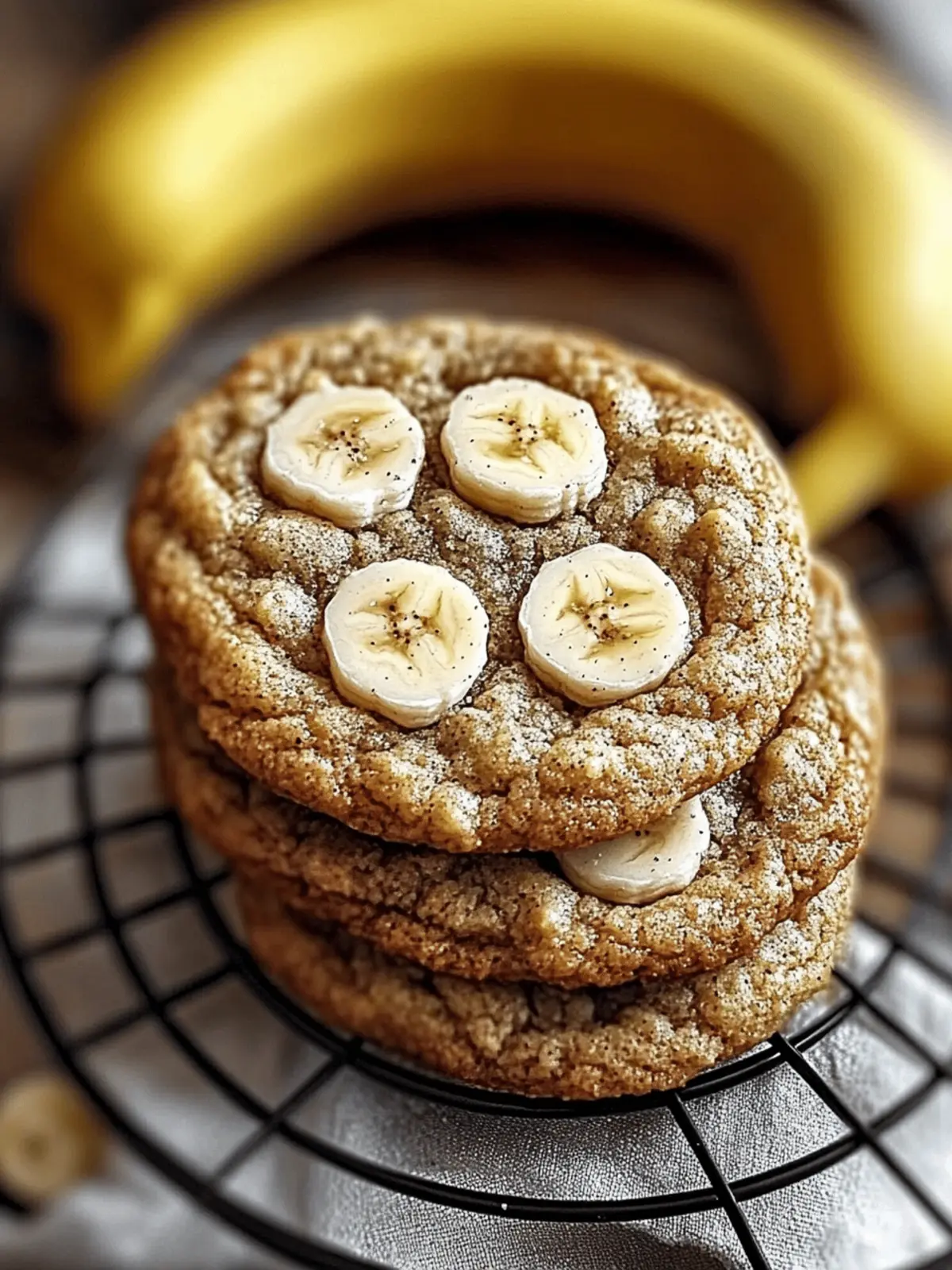 Soft & Chewy Banana Bread Cookies with Cinnamon and Chocolate Chips