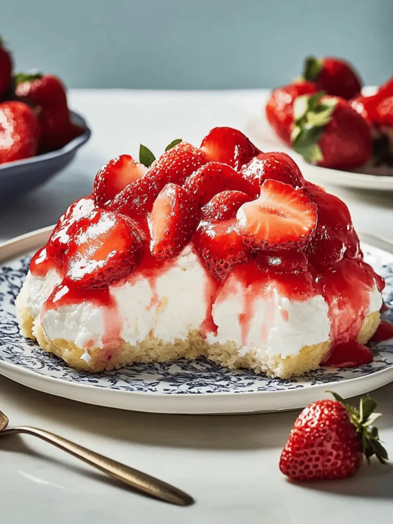 Irresistible Strawberry Angel Food Dessert That's Totally No-Bake 3 Strawberry Angel Food Dessert