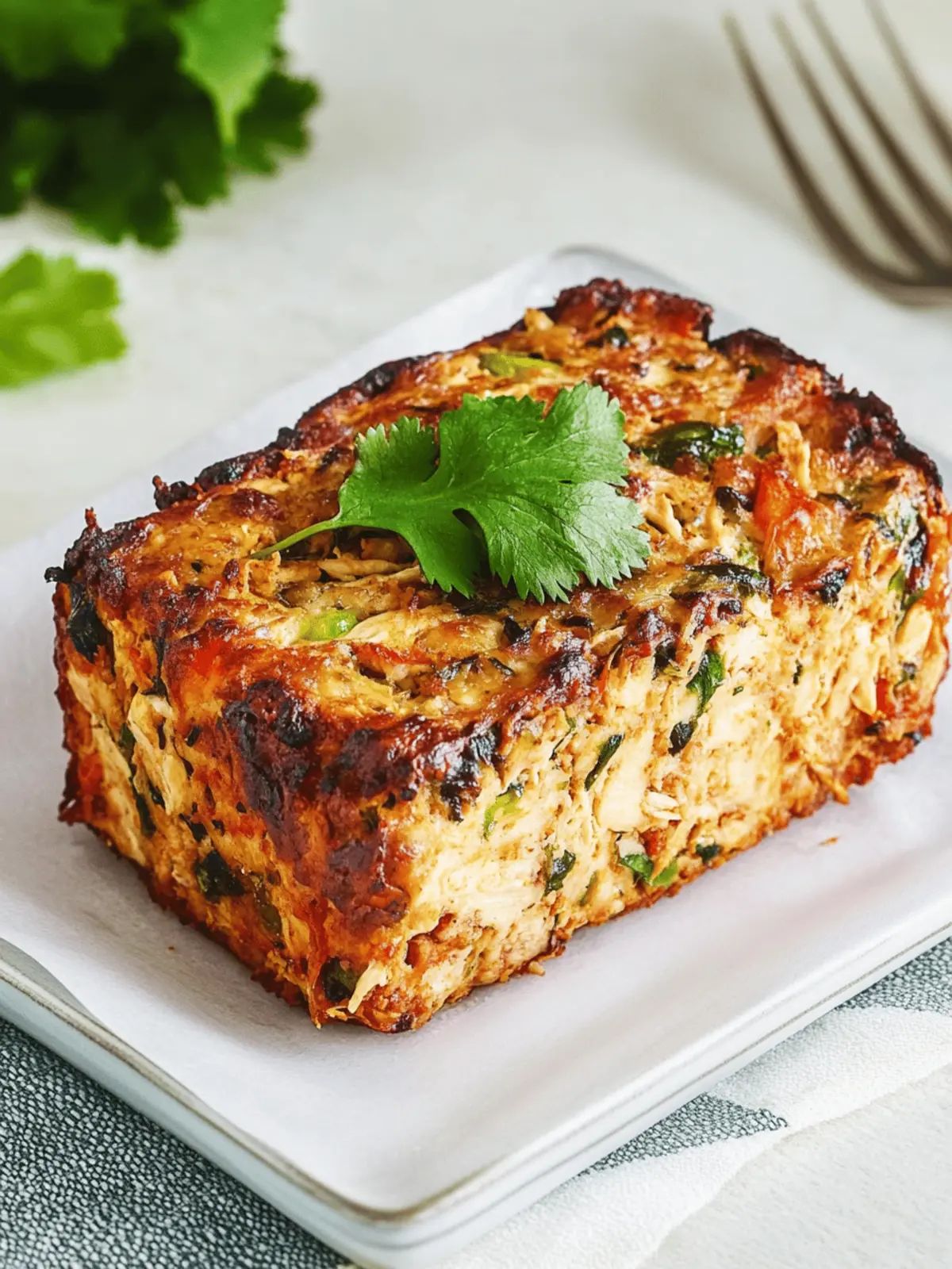 Tasty Thai Chicken Meatloaf