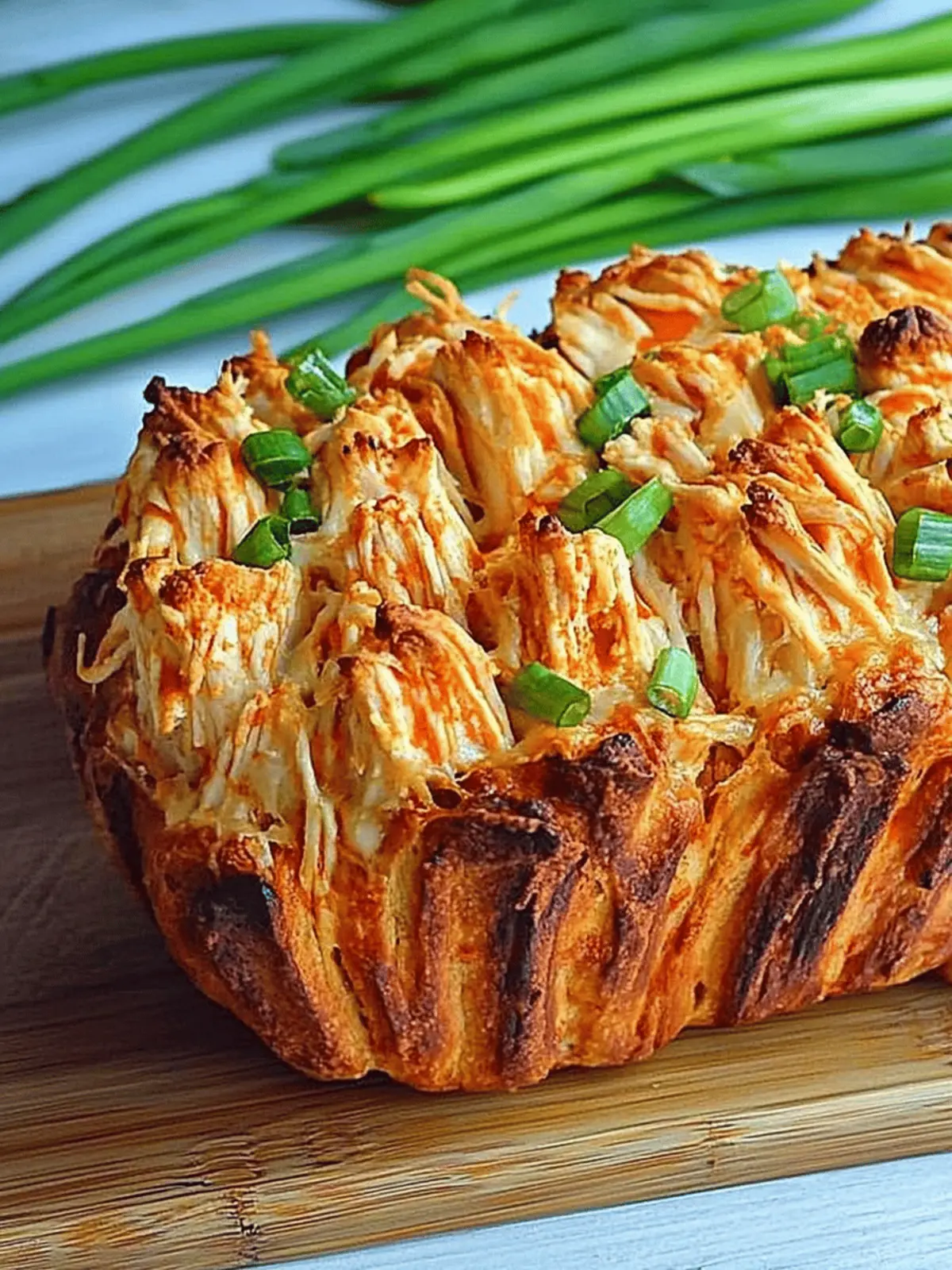 Buffalo Chicken Pull-Apart Bread