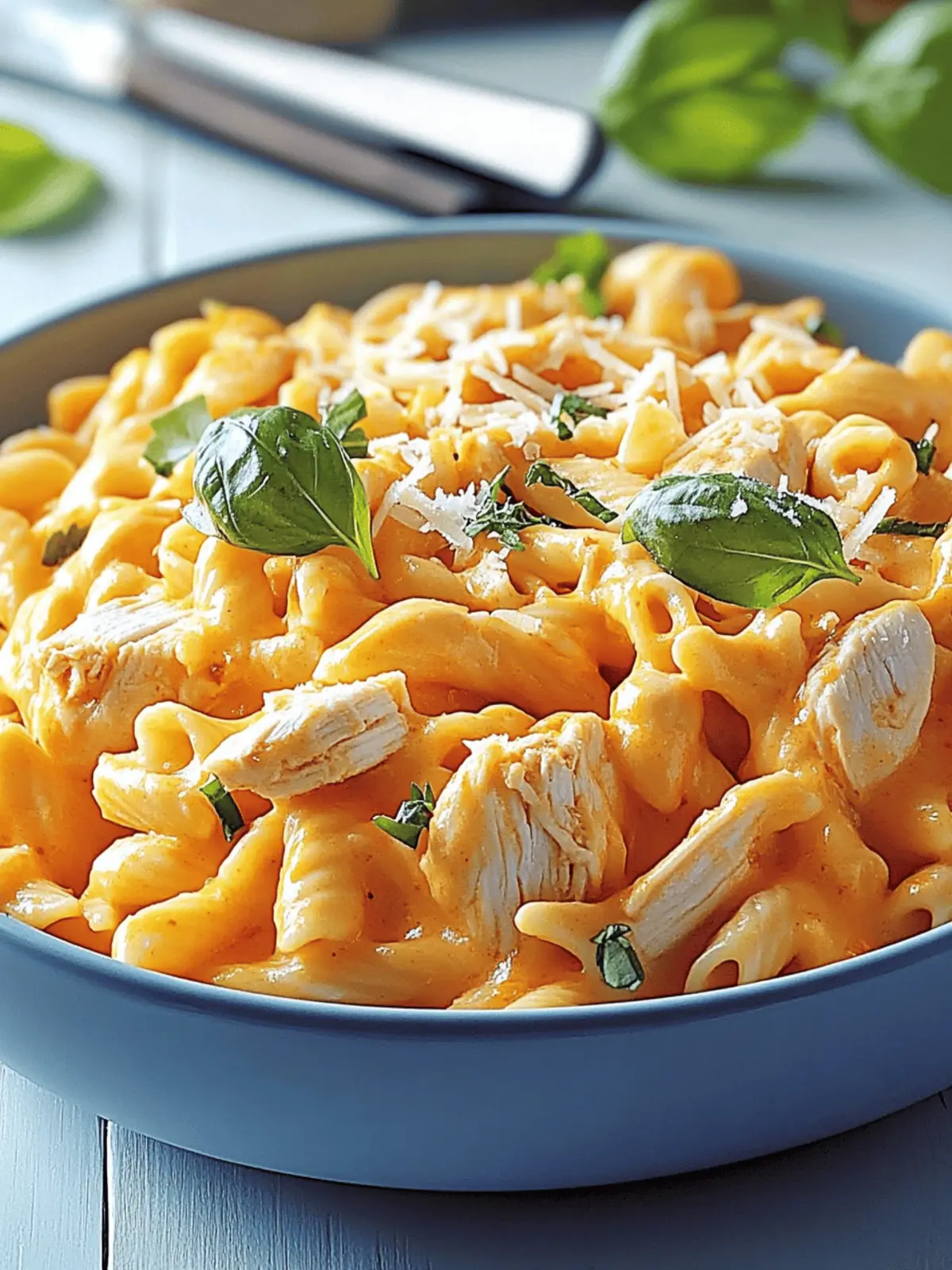 Creamy Buffalo Chicken Pasta with Cheddar and a Kick