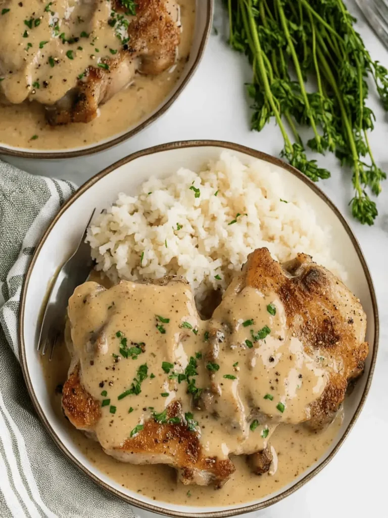 Slow Cooker Smothered Pork Chops for Ultimate Comfort Food 4 Slow Cooker Smothered Pork Chops