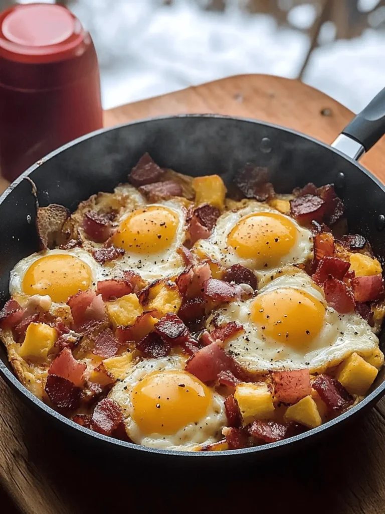 Savory Campfire Breakfast Skillet for Perfect Outdoor Mornings 3 Campfire Breakfast Skillet