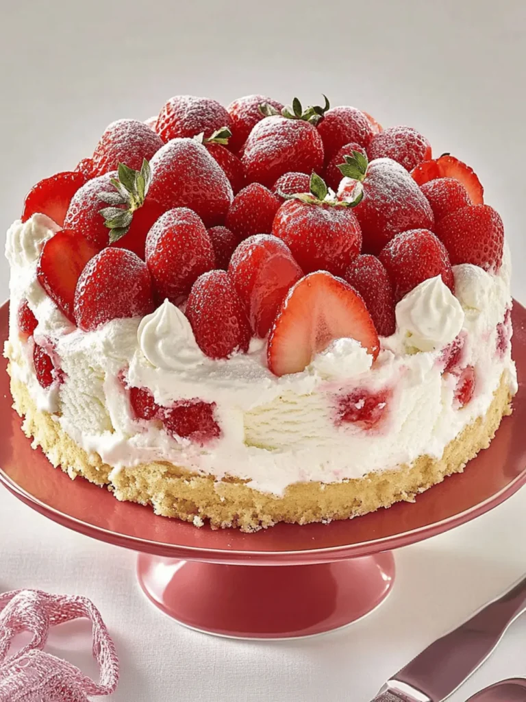 Delightful Strawberry Shortcake Ice Cream Cake Everyone Loves 3 Strawberry Shortcake Ice Cream Cake