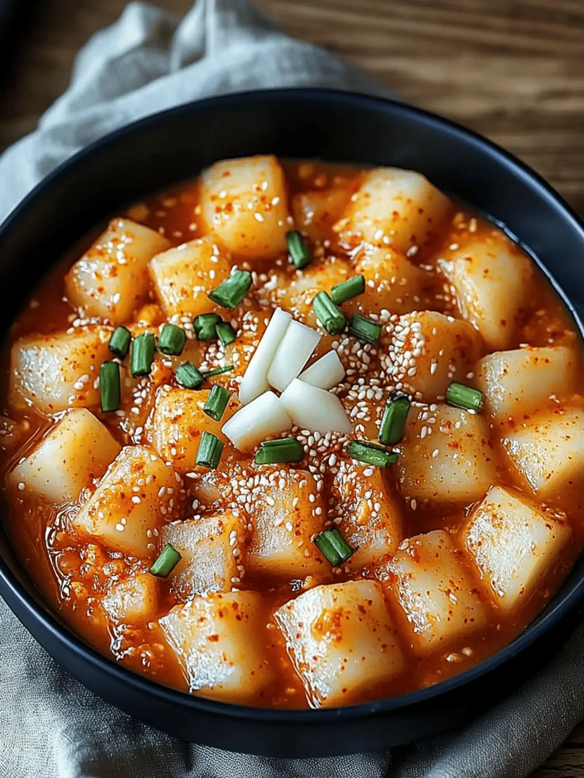 Spicy Korean Rice Cakes