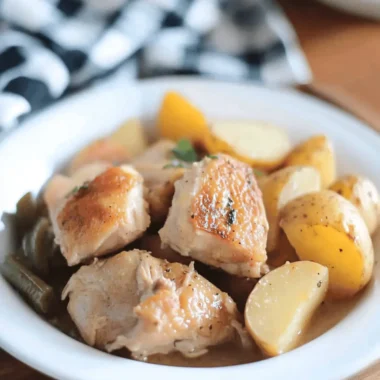 Slow Cooker Chicken and Potatoes