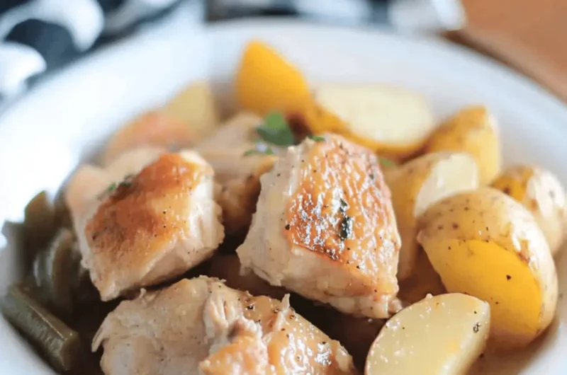 Slow Cooker Chicken and Potatoes
