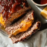 Cheddar Cheese Stuffed Meatloaf
