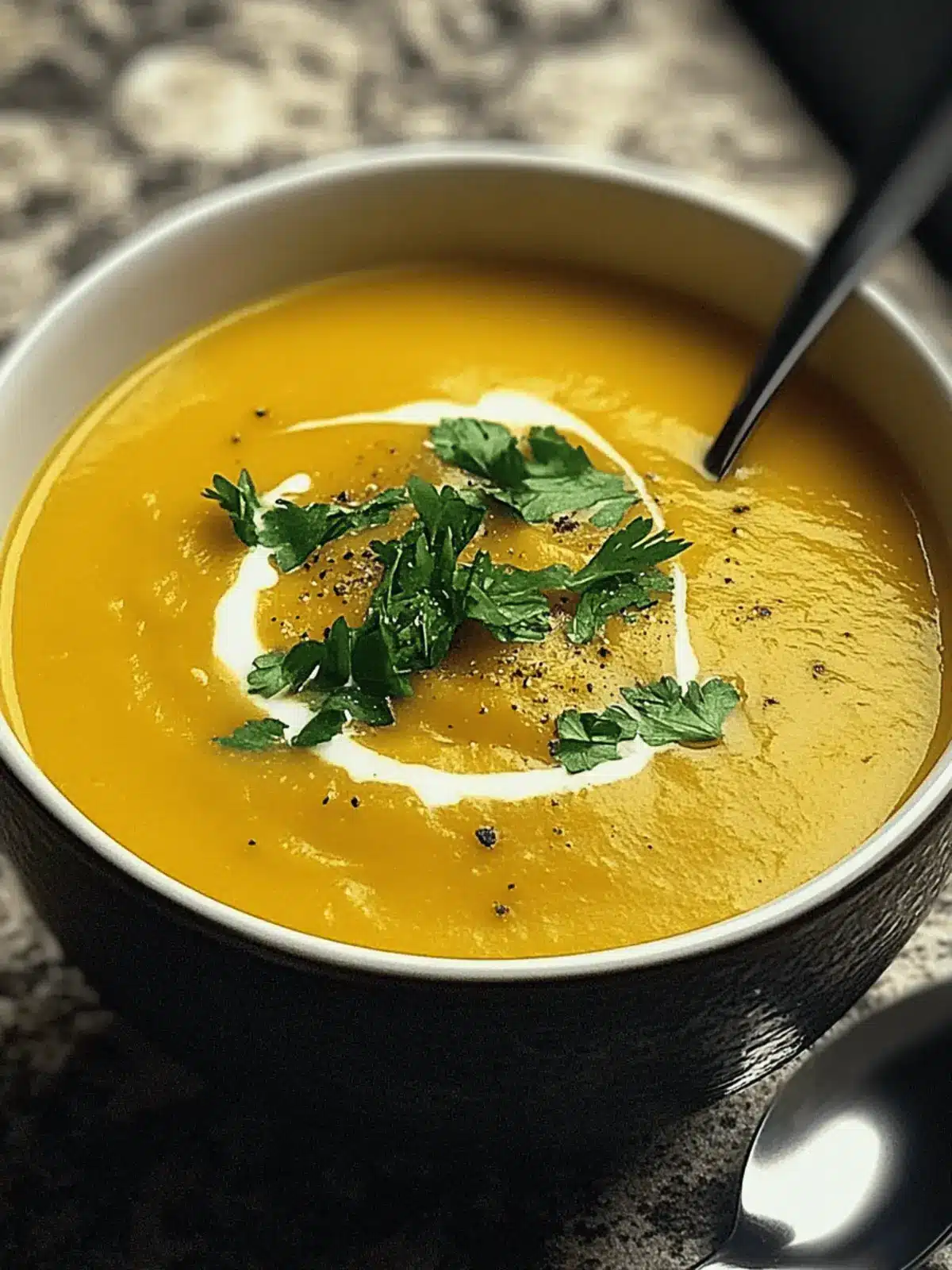 Curried Butternut Squash Soup