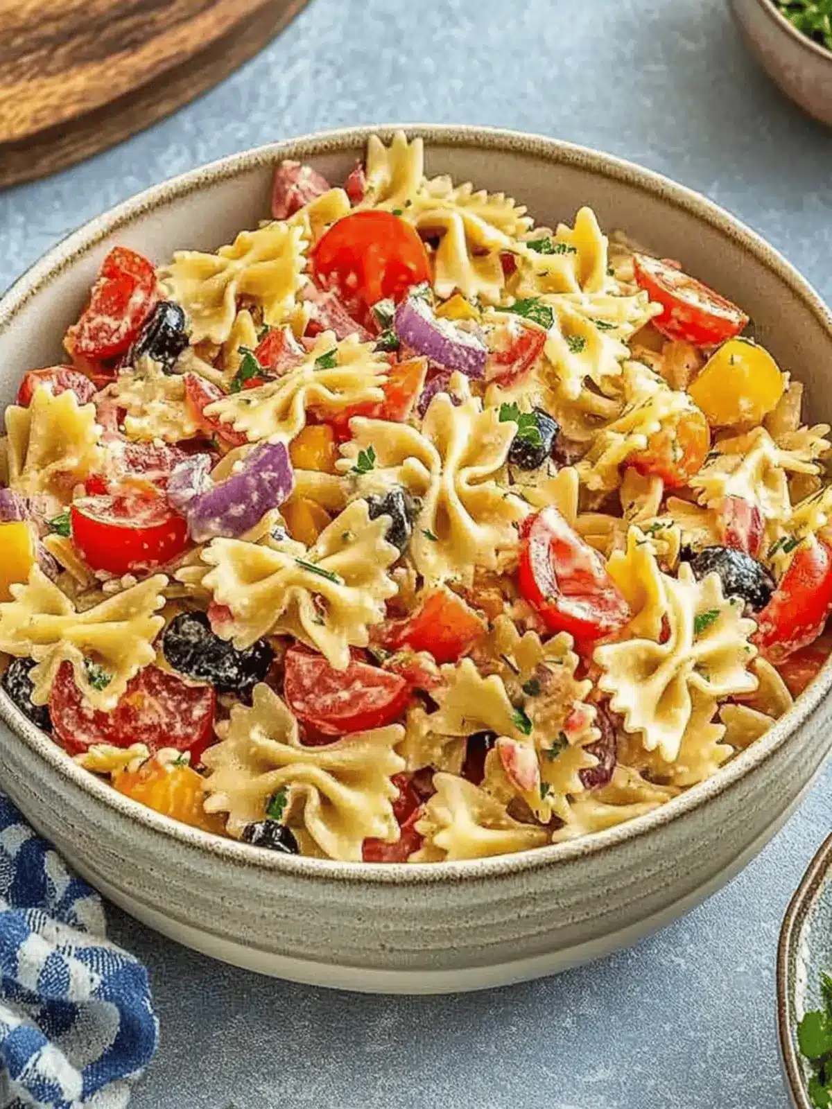 Bow Tie Pasta Salad Recipe