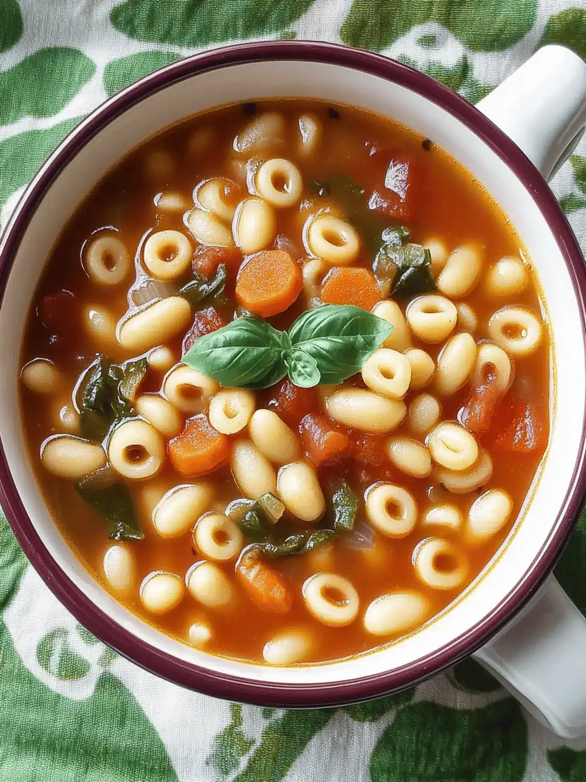 Slow Cooker Pasta Fagioli Soup