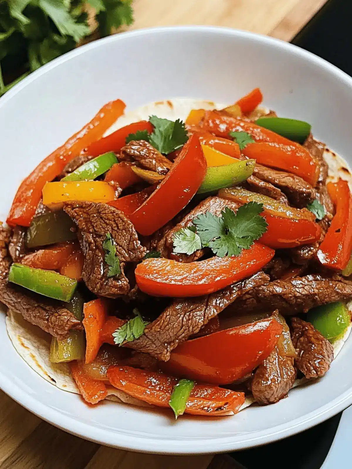 Slow Cooker Steak Fajitas