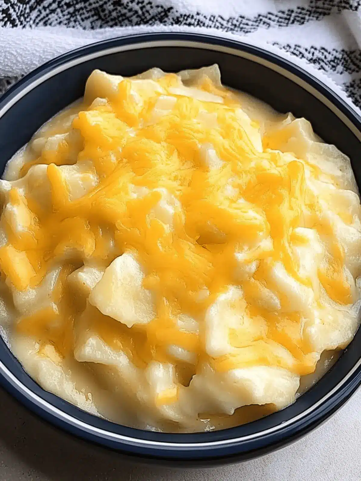 Easy Slow Cooker Cheesy Potatoes