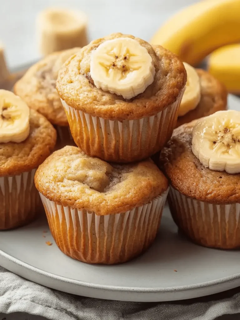 Banana Muffins Made Easy - Your Family's New Favorite Snack 3 Banana Muffins