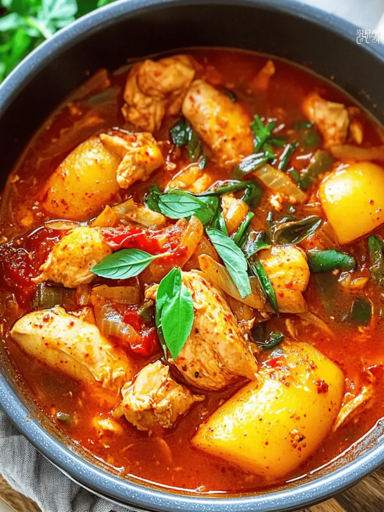 Cozy Up with Easy Dakdoritang: Spicy Korean Chicken Stew 4 Easy Dakdoritang (Spicy Korean Chicken Stew)