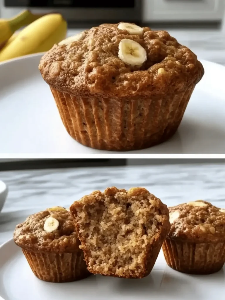 High-Protein Peanut Butter Banana Muffins for Busy Mornings 4 Peanut Butter Banana Muffins (High Protein) for Busy Mornings
