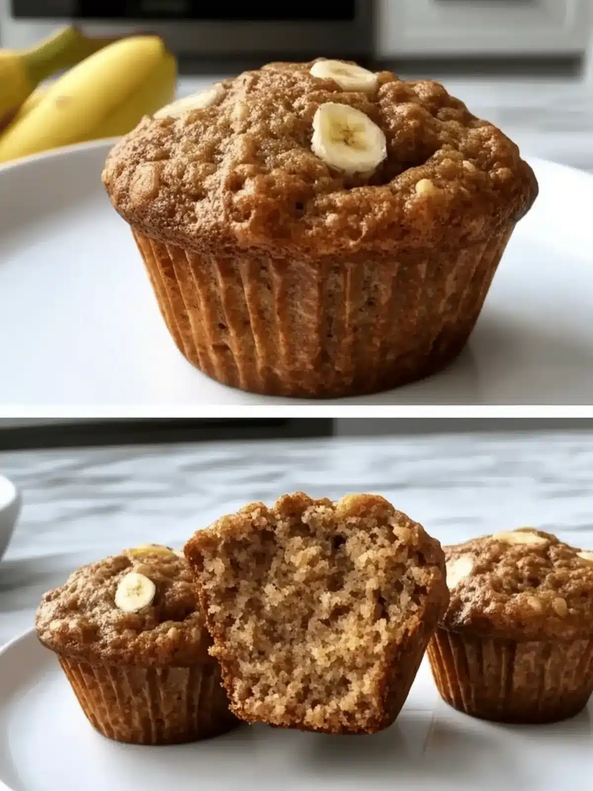 Peanut Butter Banana Muffins (High Protein) for Busy Mornings