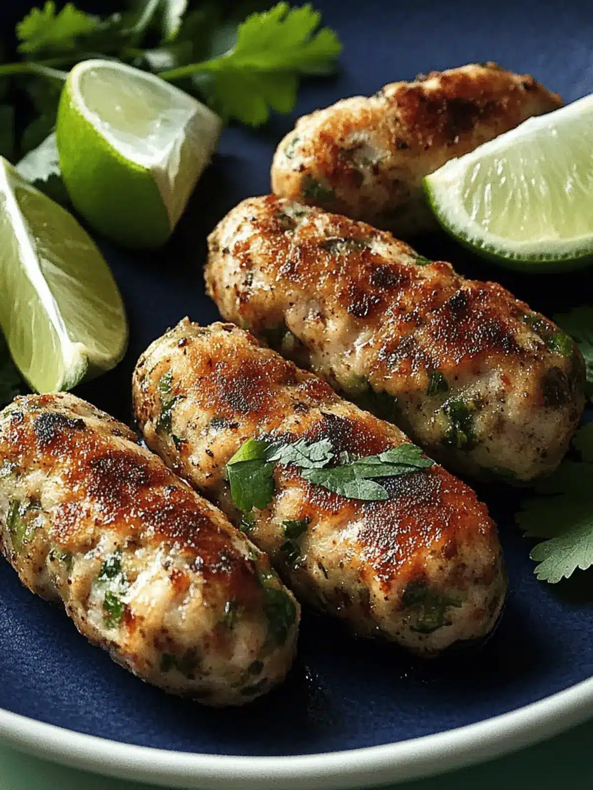Aromatic Chicken Koftas with Herbs & Spices
