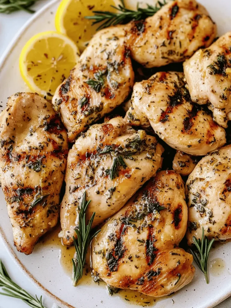 Lemon Herb Grilled Chicken for Quick, Flavor-Packed Meals 4 Lemon Herb Grilled Chicken