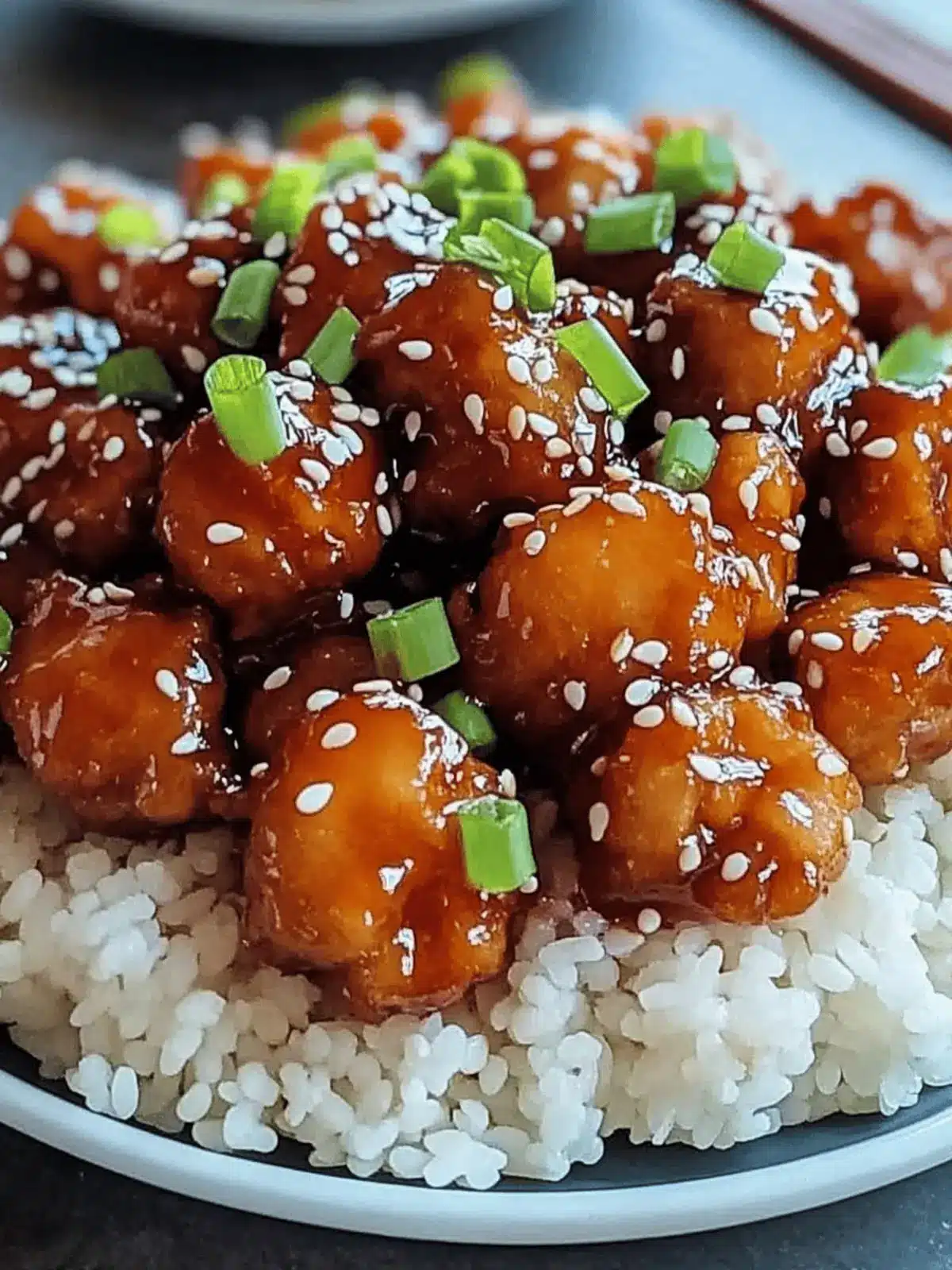 Crispy Chinese Honey Garlic Chicken