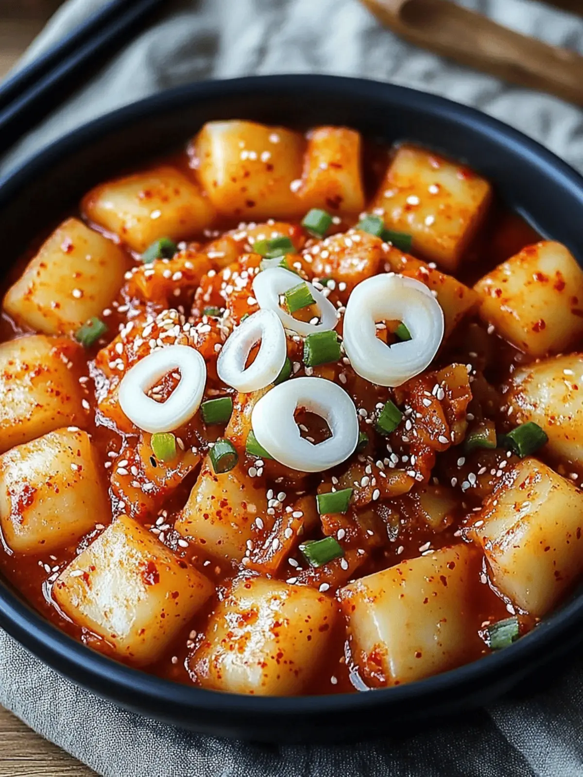 Spicy Korean Rice Cakes