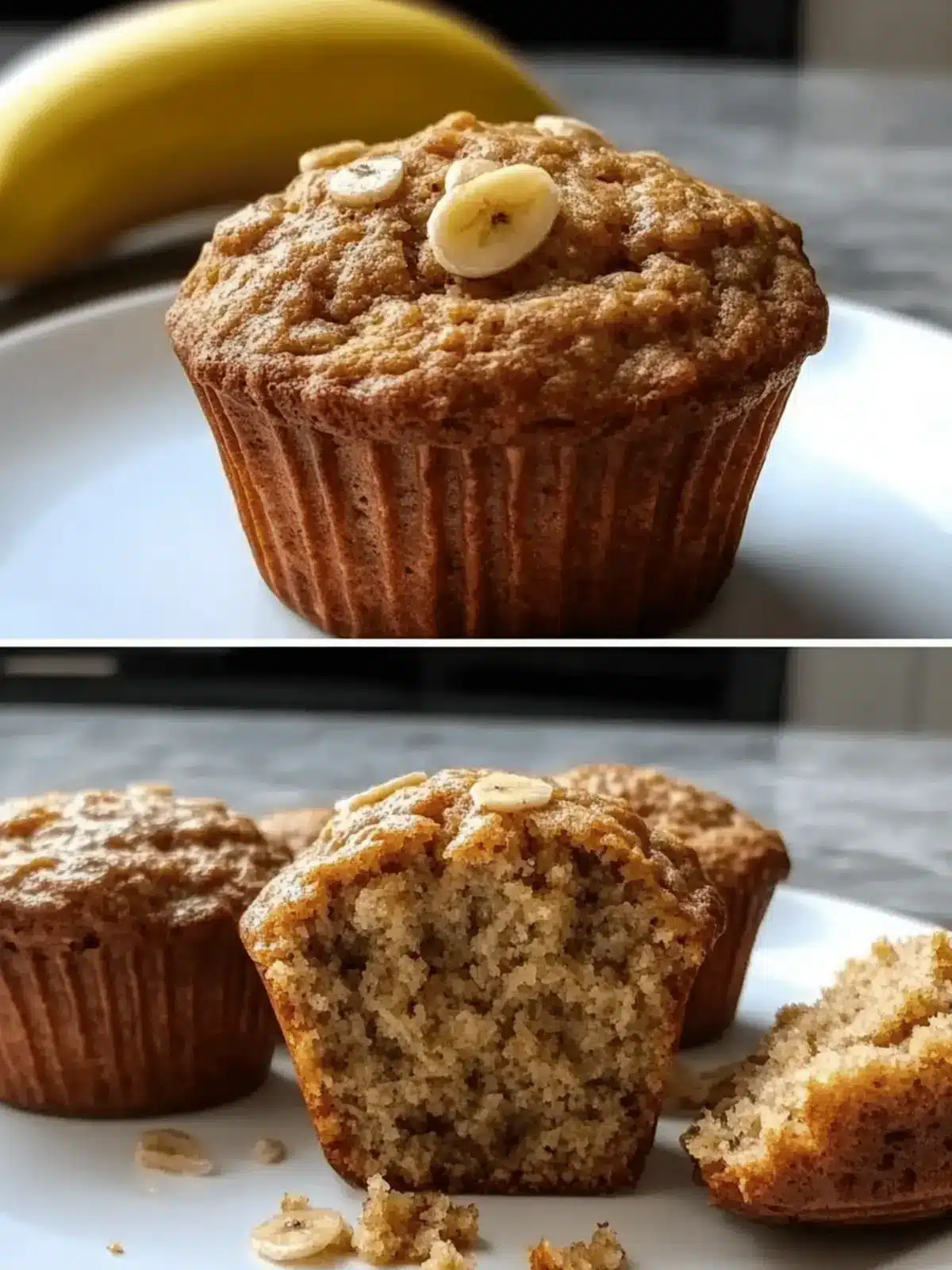 Peanut Butter Banana Muffins (High Protein) for Busy Mornings