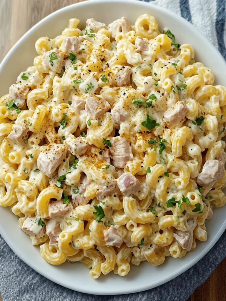 Easy Tuna Macaroni Salad Recipe: Make-Ahead Magic! 4 Tuna Macaroni Salad Recipe: Easy & Make-Ahead Friendly
