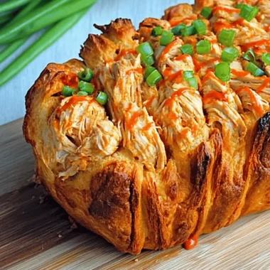 Buffalo Chicken Pull-Apart Bread