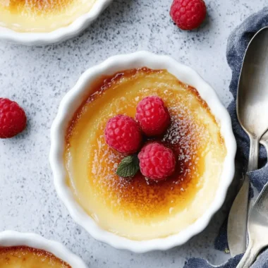 Easy No-Bake Crème Brûlée
