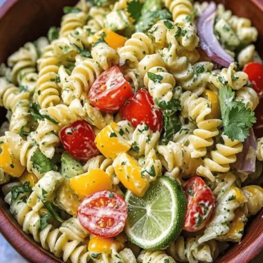 Cilantro Lime Pasta Salad