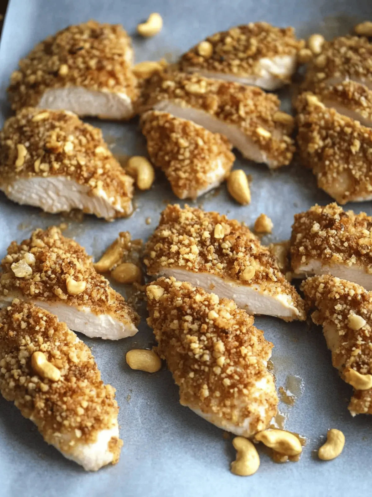 Whole 30 Cashew Crusted Chicken
