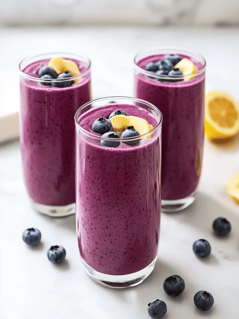Delicious Blueberry Smoothie Recipe - Quick, Healthy Delight 4 Blueberry Smoothie Recipe - Love and Lemons