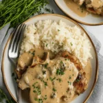 Slow Cooker Smothered Pork Chops
