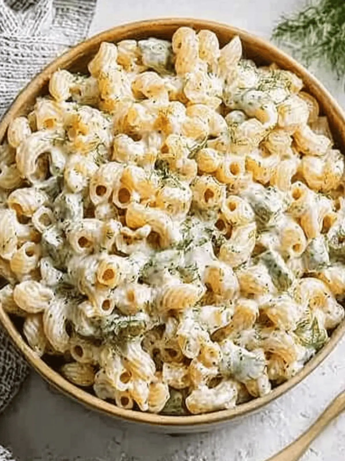 Dill Pickle Pasta Salad
