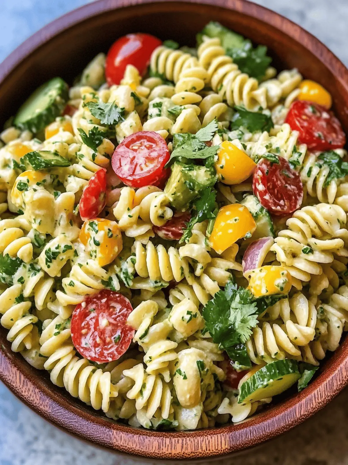 Cilantro Lime Pasta Salad
