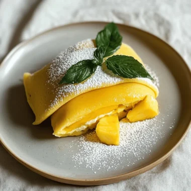 Mango Pancakes - Desert Island Dishes