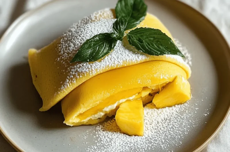 Mango Pancakes - Desert Island Dishes