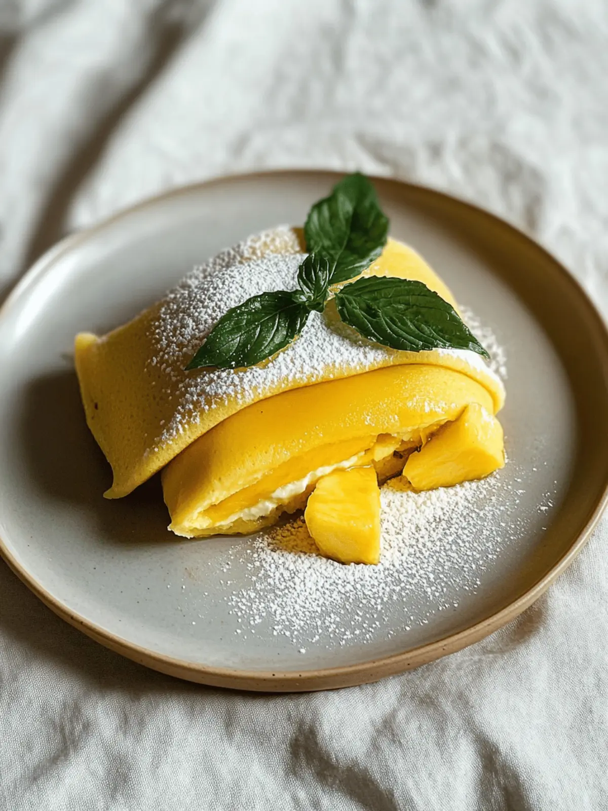 Mango Pancakes - Desert Island Dishes