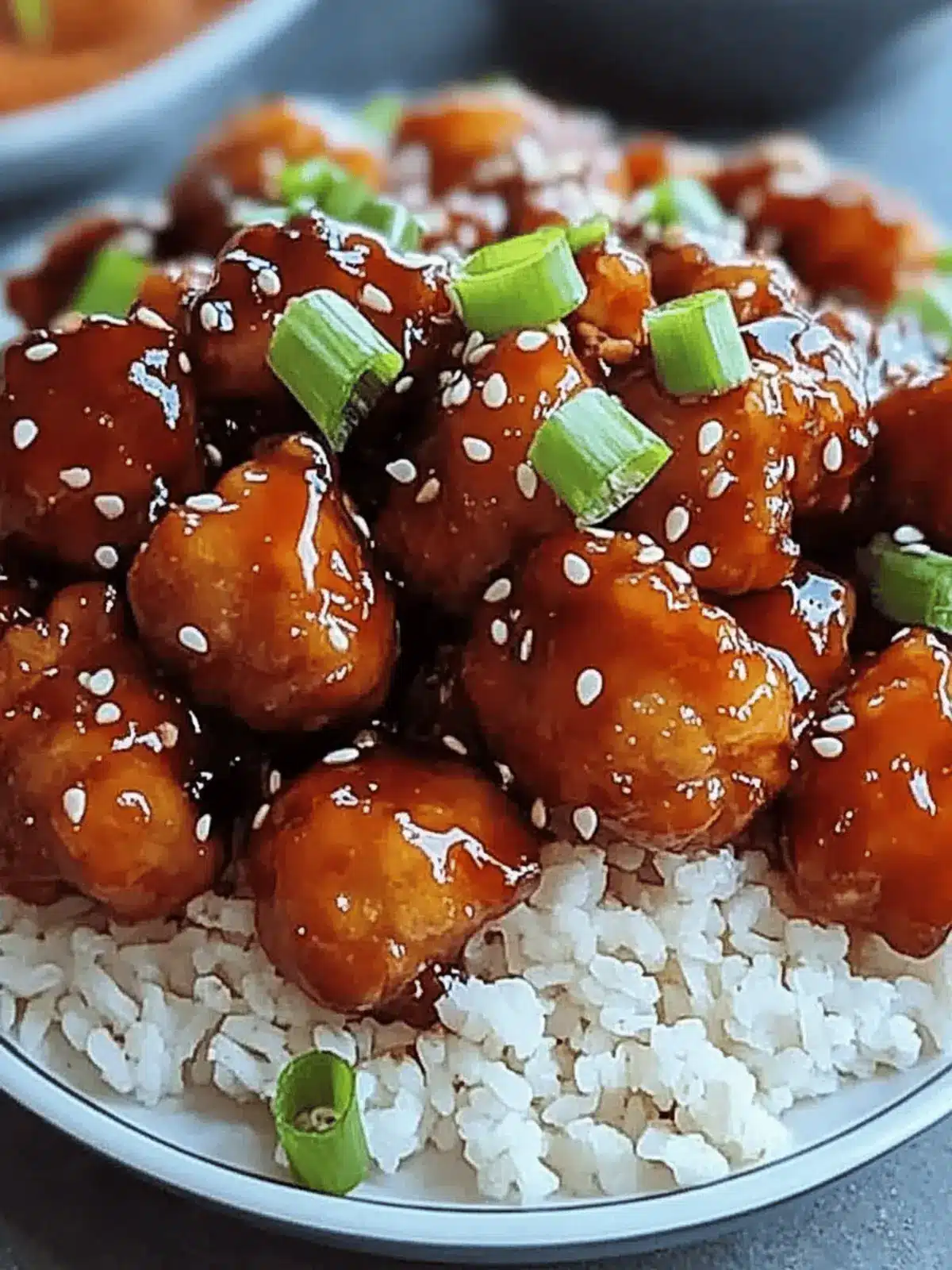 Crispy Chinese Honey Garlic Chicken