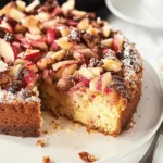 Apple and Rhubarb Cake