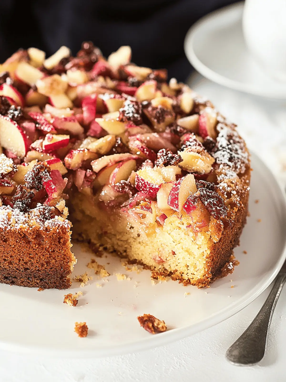 Apple and Rhubarb Cake