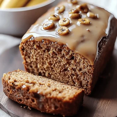 Rich Espresso Caramel Banana Loaf