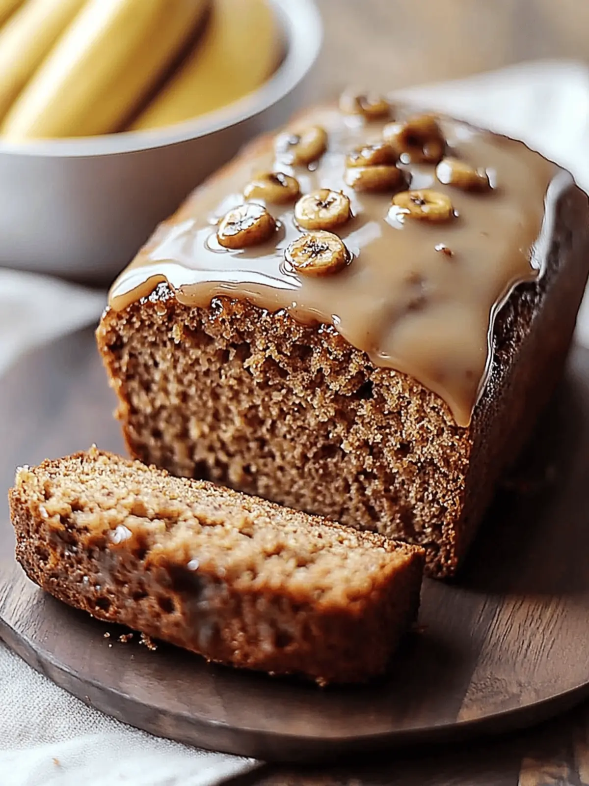 Rich Espresso Caramel Banana Loaf