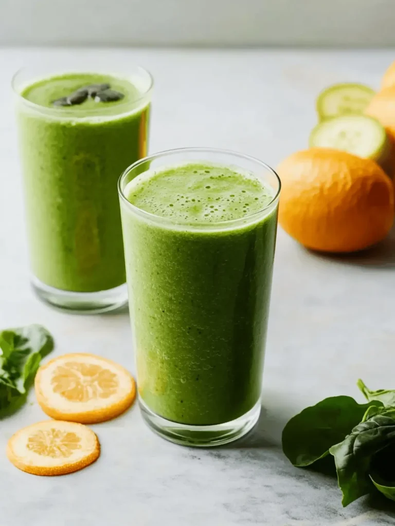 Creamy Green Smoothie Delight: A Quick Nutrient Boost 4 Green Smoothie