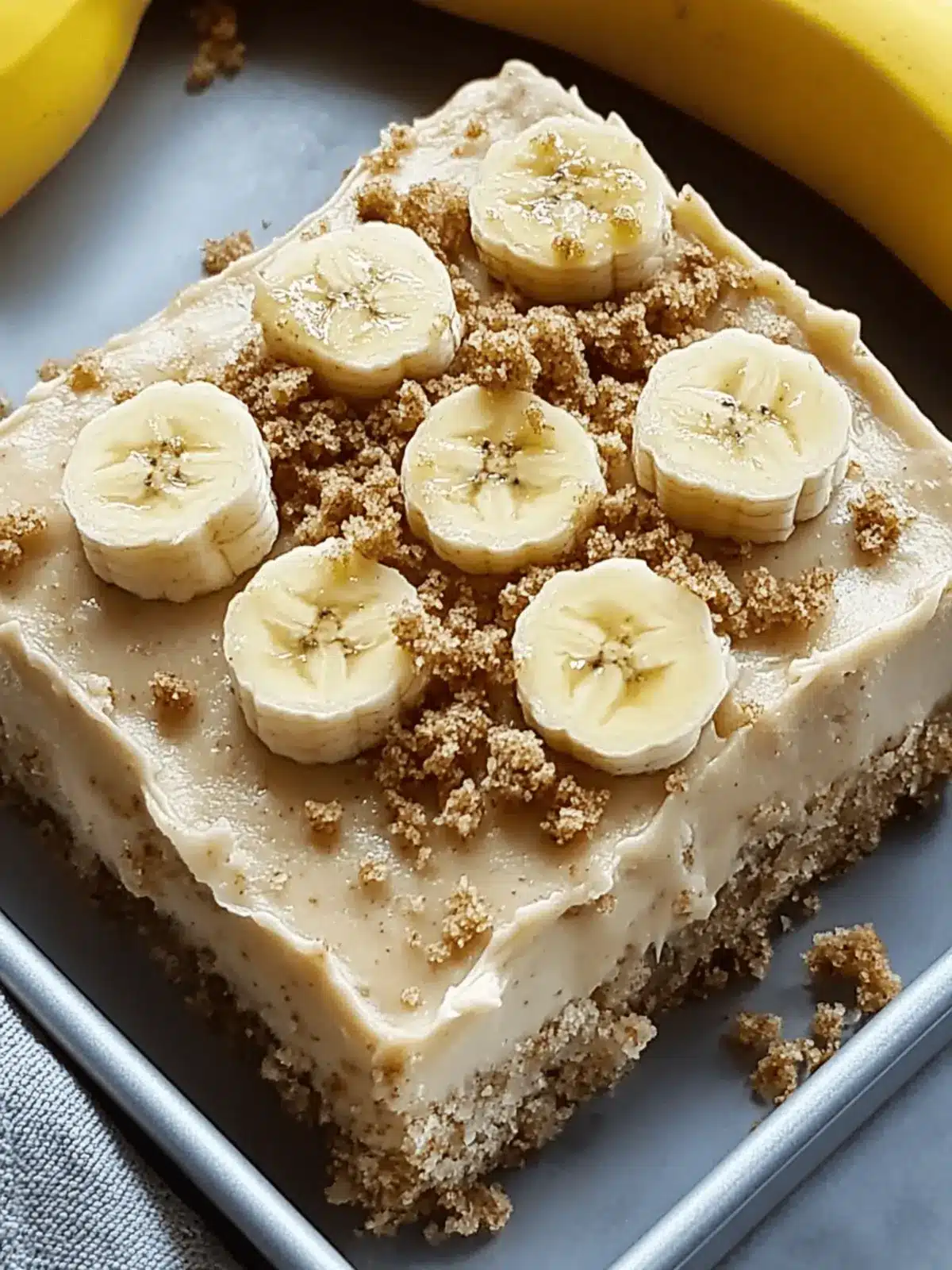 Banana Bread Bars with Brown Butter Frosting