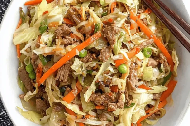 Beef and Cabbage Stir Fry