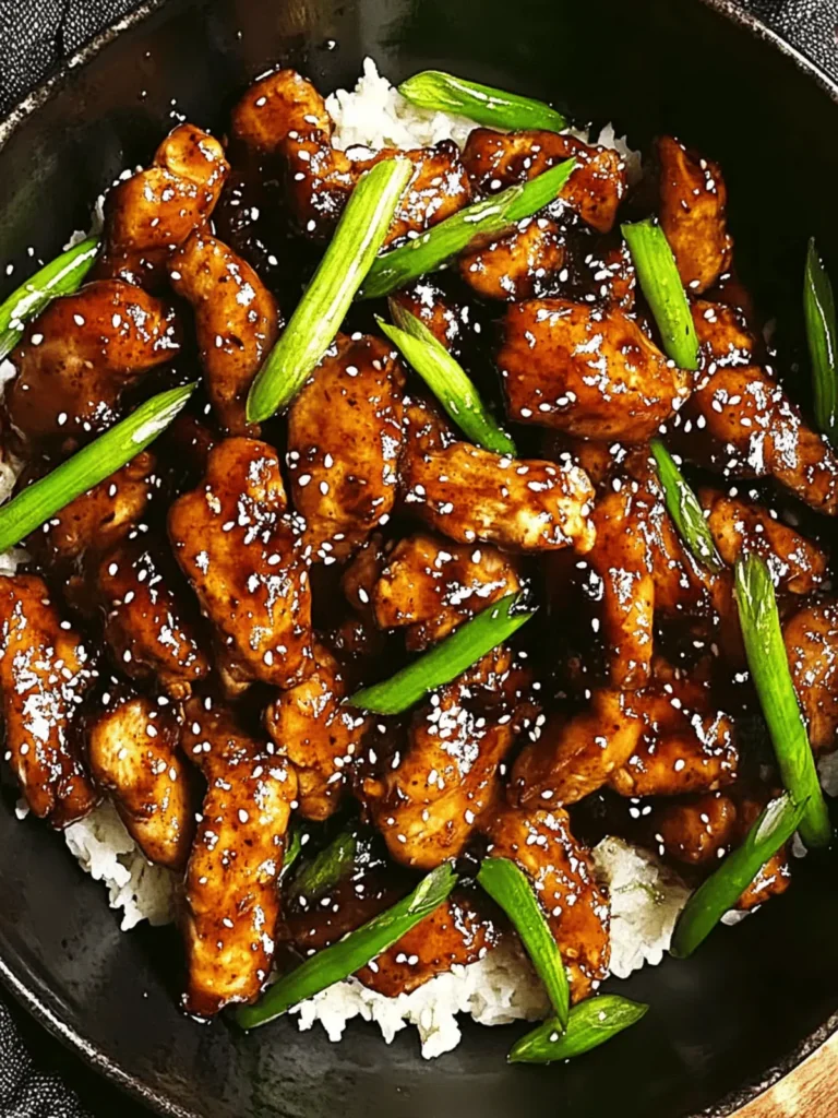 Irresistible Mongolian Chicken: A Quick, Flavorful Dinner! 3 Mongolian Chicken